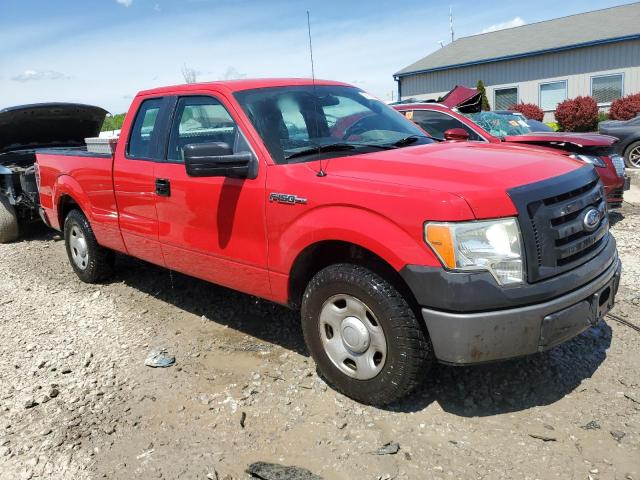 1FTRX12W89KC78141 - 2009 FORD F150 SUPER CAB RED photo 4