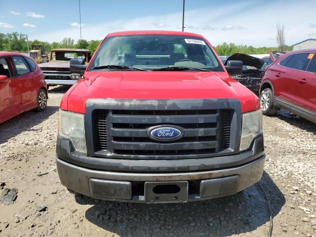 1FTRX12W89KC78141 - 2009 FORD F150 SUPER CAB RED photo 5