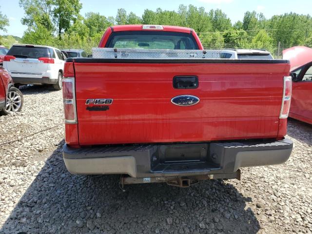 1FTRX12W89KC78141 - 2009 FORD F150 SUPER CAB RED photo 6