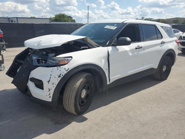 1FM5K8ABXMGB35140 - 2021 FORD EXPLORER POLICE INTERCEPTOR 白色 照片 1