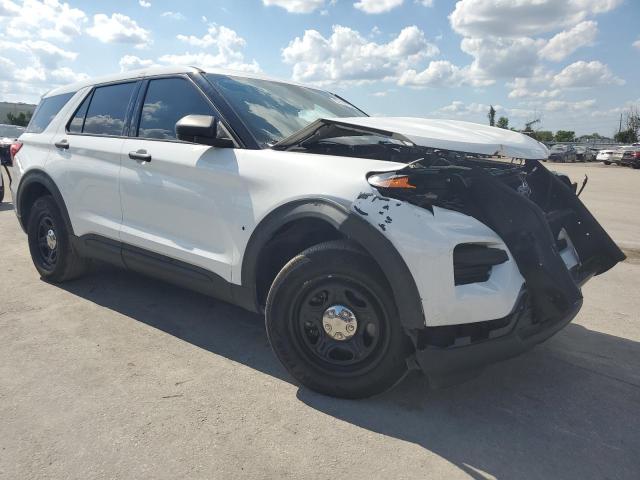 1FM5K8ABXMGB35140 - 2021 FORD EXPLORER POLICE INTERCEPTOR 白色 照片 4
