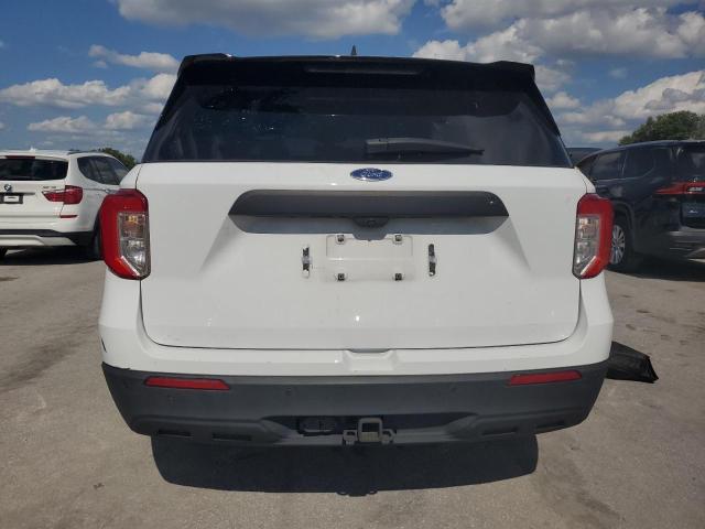 1FM5K8ABXMGB35140 - 2021 FORD EXPLORER POLICE INTERCEPTOR 白色 照片 6