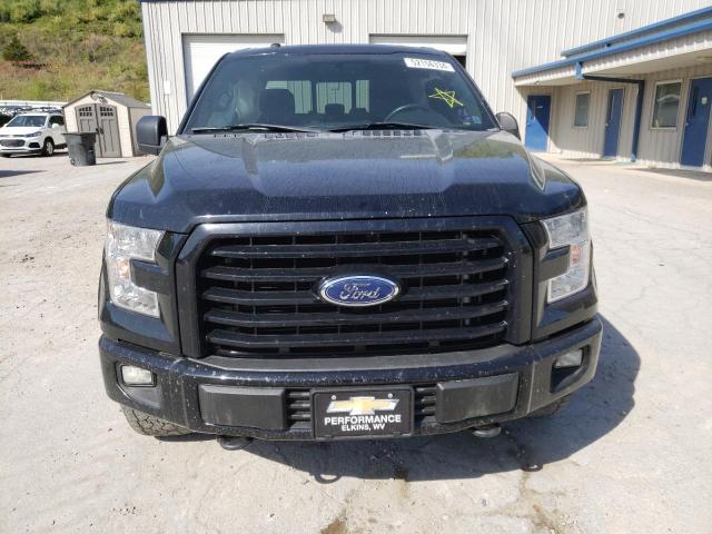 1FTEW1EF4GFB90108 - 2016 FORD F150 SUPERCREW BLACK photo 5