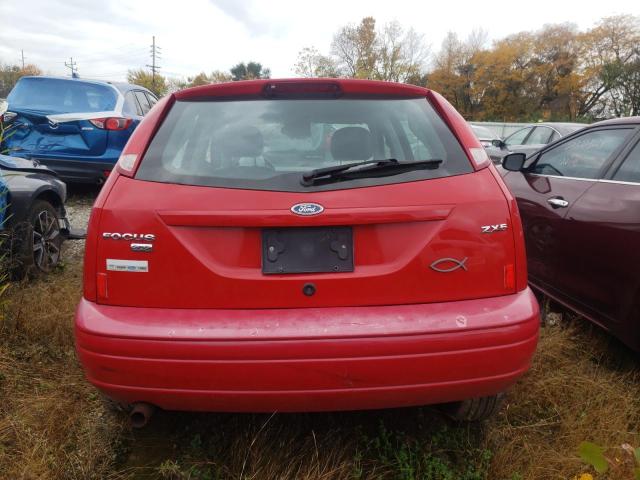 1FAFP37N76W232471 - 2006 FORD FOCUS ZX5 RED photo 6