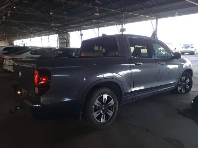 5FPYK3F53KB021129 - 2019 HONDA RIDGELINE RTL GRAY photo 3