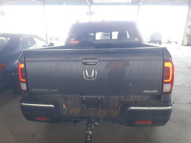 5FPYK3F53KB021129 - 2019 HONDA RIDGELINE RTL GRAY photo 6