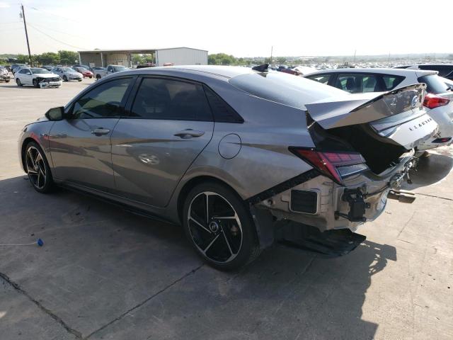 KMHLR4AF9MU165178 - 2021 HYUNDAI ELANTRA N LINE GRAY photo 2