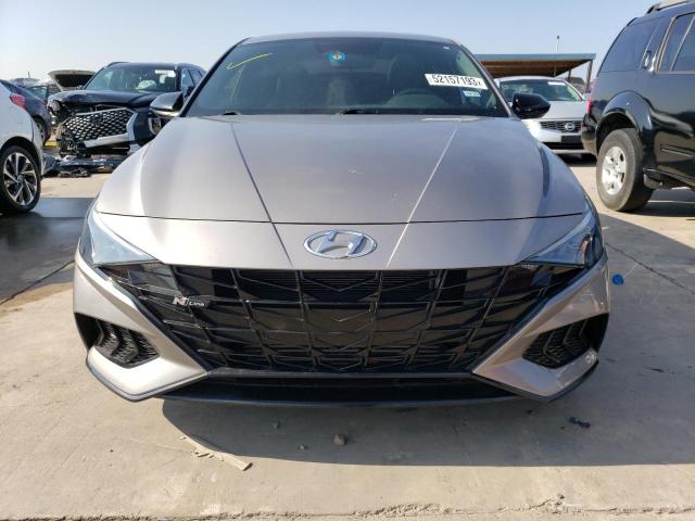 KMHLR4AF9MU165178 - 2021 HYUNDAI ELANTRA N LINE GRAY photo 5