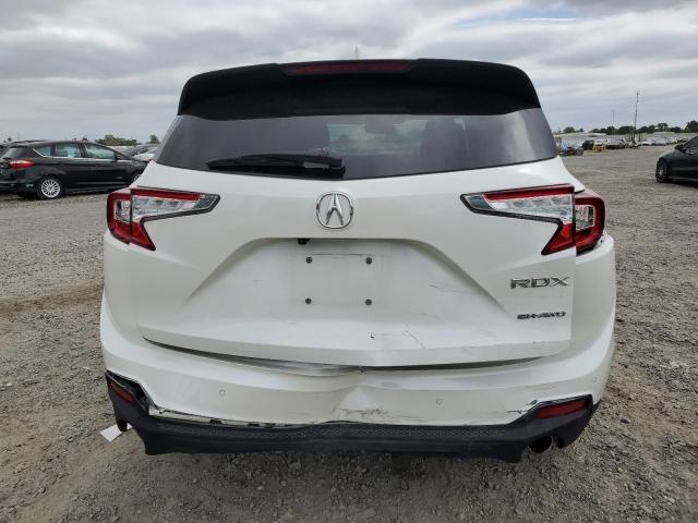 5J8TC2H76KL032097 - 2019 ACURA RDX ADVANCE WHITE photo 6