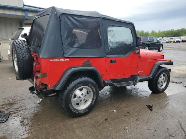 1J4FY19P1SP289399 - 1995 JEEP WRANGLER / S RED photo 3