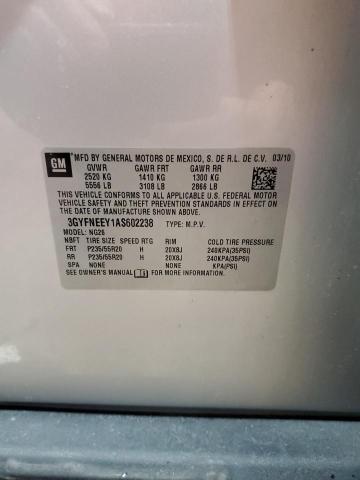 3GYFNEEY1AS602238 - 2010 CADILLAC SRX PERFORMANCE COLLECTION Argent photo 13