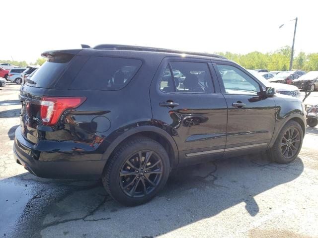 1FM5K8D84HGD51622 - 2017 FORD EXPLORER XLT BLACK photo 3