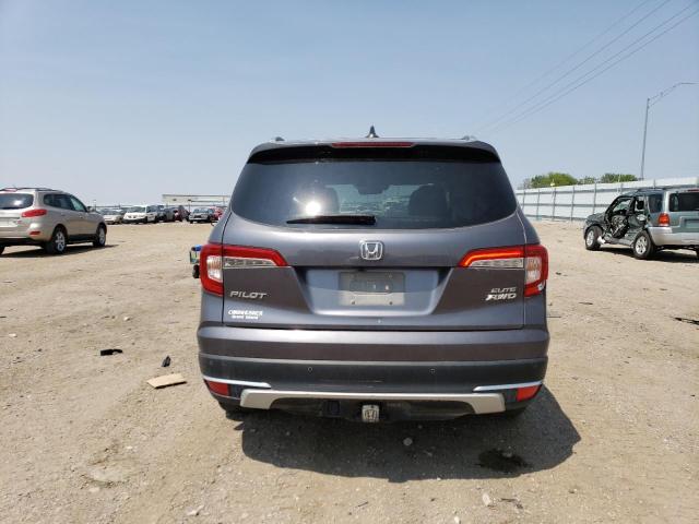 5FNYF6H04KB002802 - 2019 HONDA PILOT ELITE GRAY photo 6