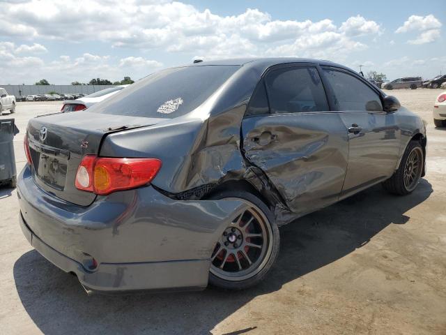 2T1BU4EE5AC382624 - 2010 TOYOTA COROLLA BASE GRAY photo 3