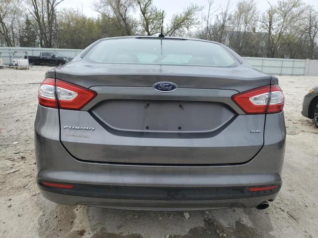 1FA6P0H7XE5357967 - 2014 FORD FUSION SE GRAY photo 6