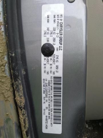 2C4RC1CGXDR783093 - 2013 CHRYSLER TOWN & COU TOURING L GRAY photo 14