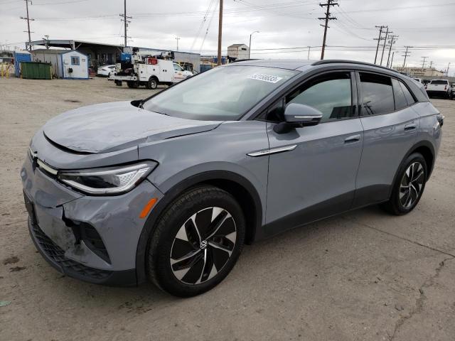 WVGTMPE23NP051314 - 2022 VOLKSWAGEN ID.4 PRO S ნაცრისფერი ფოტო 1