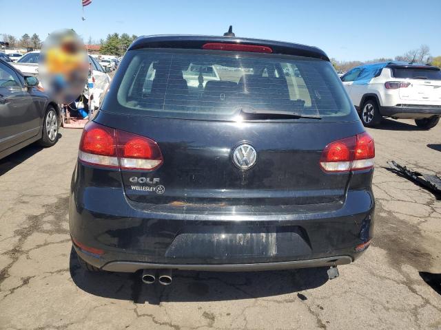 WVWDB7AJ5DW139054 - 2013 VOLKSWAGEN GOLF BLACK photo 6