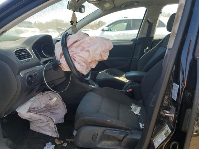 WVWDB7AJ5DW139054 - 2013 VOLKSWAGEN GOLF BLACK photo 7