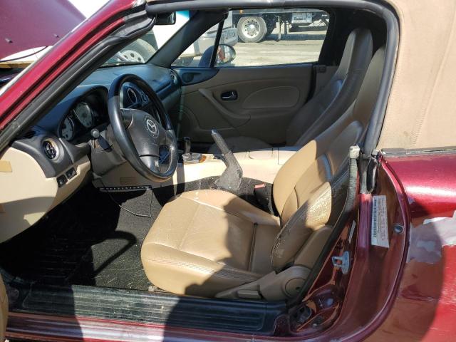 JM1NB353830302127 - 2003 MAZDA MX-5 MIATA BASE RED photo 7
