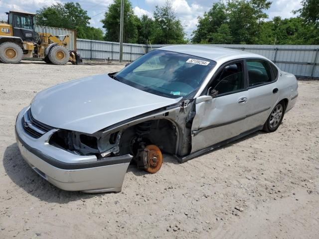 2G1WF52E439219643 - 2003 CHEVROLET IMPALA SILVER photo 1