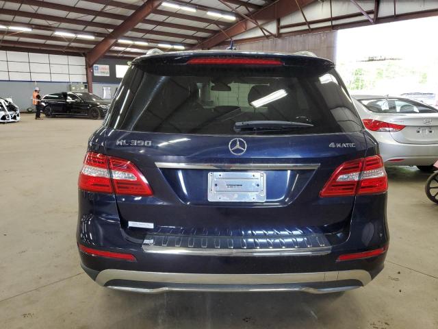 4JGDA5HBXCA015505 - 2012 MERCEDES-BENZ ML 350 4MATIC BLACK photo 6