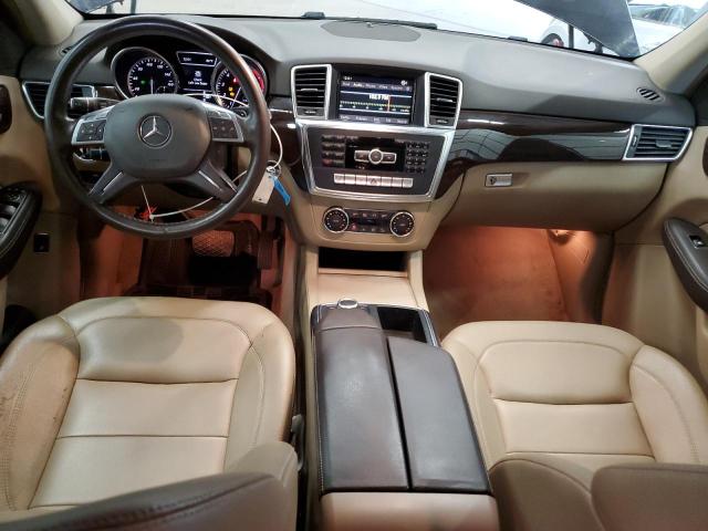 4JGDA5HBXCA015505 - 2012 MERCEDES-BENZ ML 350 4MATIC BLACK photo 8