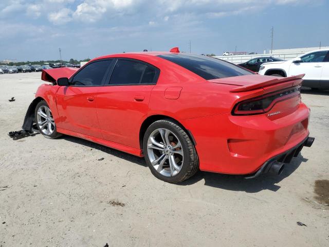 2C3CDXCT5NH109822 - 2022 DODGE CHARGER R/T RED photo 2