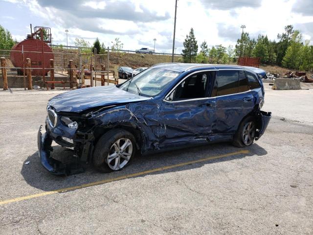 5UXTR9C58KLR09148 - 2019 BMW X3 XDRIVE30I BLUE photo 1