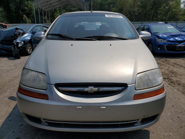 KL1TD62665B355070 - 2005 CHEVROLET AVEO BASE Gümüş foto 5