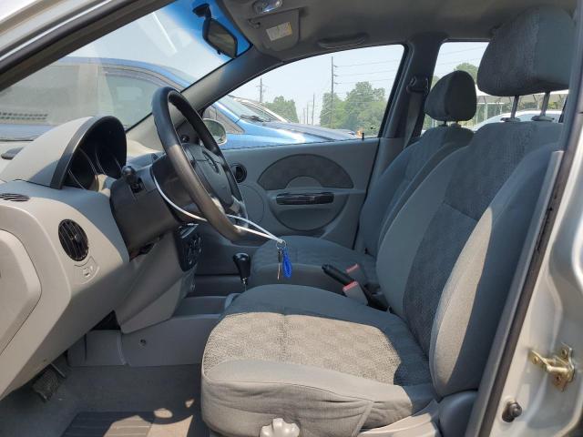 KL1TD62665B355070 - 2005 CHEVROLET AVEO BASE Gümüş foto 7