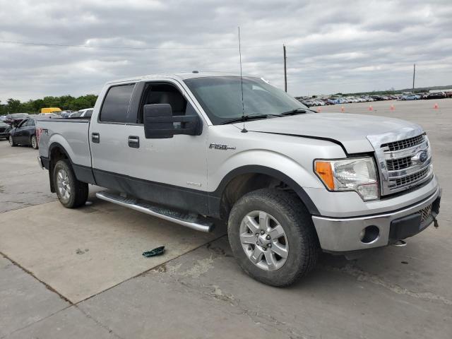 1FTFW1ET7DFC01074 - 2013 FORD F150 SUPERCREW SILVER photo 4