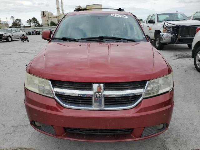 3D4GG67V09T513587 - 2009 DODGE JOURNEY R/T RED photo 5