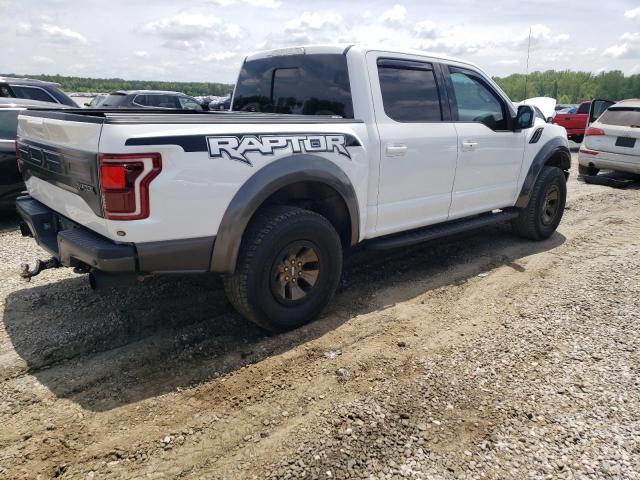 1FTFW1RG0HFA84585 - 2017 FORD F150 RAPTOR WHITE photo 3