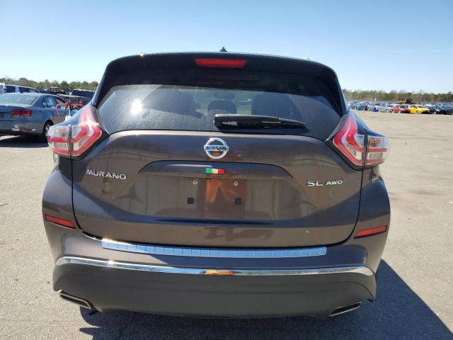 5N1AZ2MH1FN208806 - 2015 NISSAN MURANO S BROWN photo 6