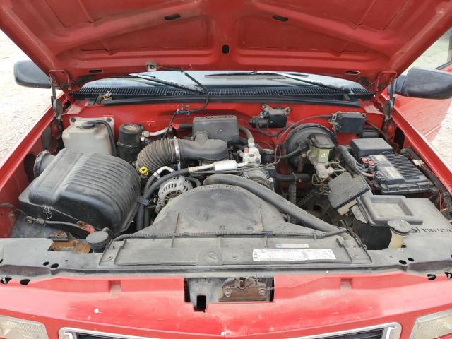 1GTEC14W1TZ505434 - 1997 GMC SIERRA C1500 RED photo 11