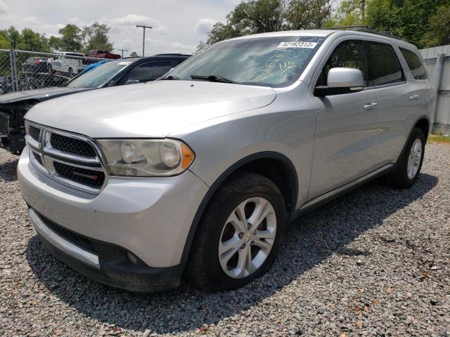 1C4RDHDG7CC152698 - 2012 DODGE DURANGO CREW SILVER photo 1