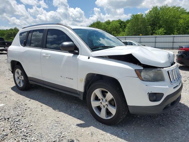 1C4NJCBA4ED509602 - 2014 JEEP COMPASS SPORT WHITE photo 4