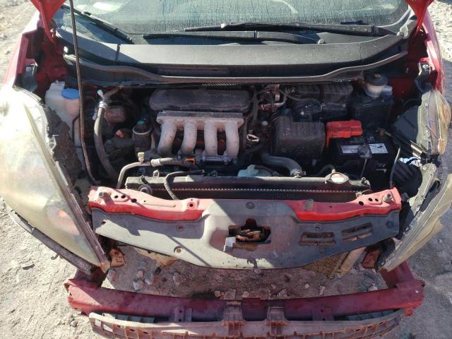 JHMGE8H37CC027453 - 2012 HONDA FIT RED photo 7