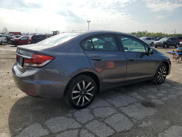 19XFB2F95EE080903 - 2014 HONDA CIVIC EXL GRAY photo 3