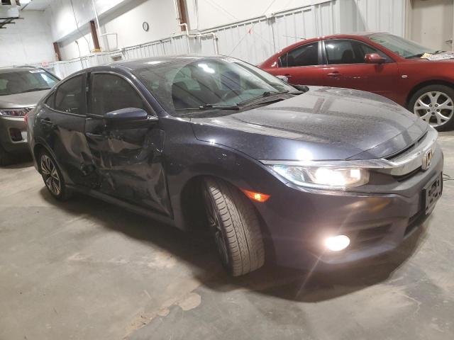 19XFC1F7XGE009298 - 2016 HONDA CIVIC EXL BLUE photo 4