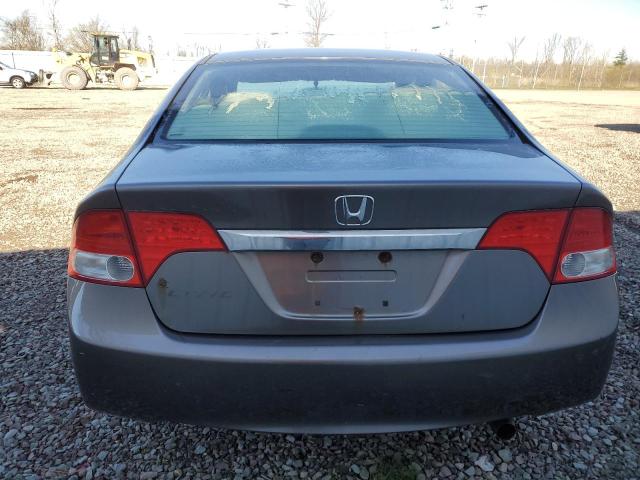 1HGFA16849L026480 - 2009 HONDA CIVIC EX GRAY photo 6