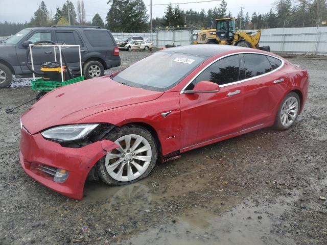 5YJSA1E26HF209598 - 2017 TESLA MODEL S წითელი ფოტო 1