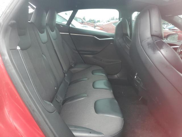 5YJSA1E26HF209598 - 2017 TESLA MODEL S წითელი ფოტო 10