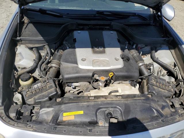 JNKBV61E18M202694 - 2008 INFINITI G35 SILVER photo 11