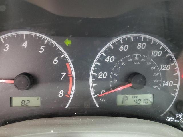 2T1BU4EE1AC511670 - 2010 TOYOTA COROLLA LE BASE BLACK photo 9