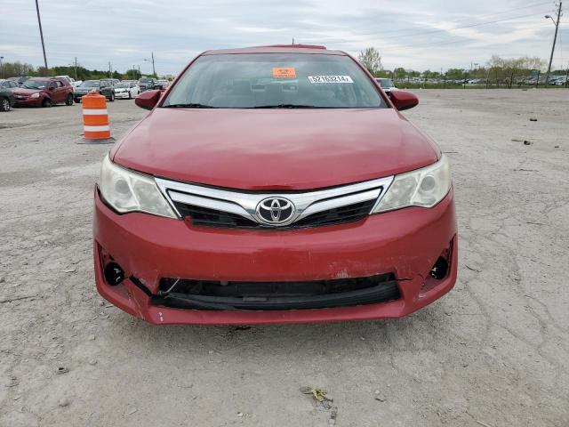 4T1BF1FK2CU600890 - 2012 TOYOTA CAMRY BASE RED photo 5