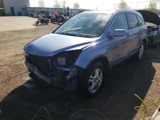 5J6RE4H79BL097325 - 2011 HONDA CR-V EXL GRAY photo 1