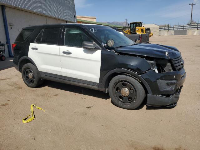 1FM5K8AR5JGC56053 - 2018 FORD EXPLORER POLICE INTERCEPTOR 双色 照片 4