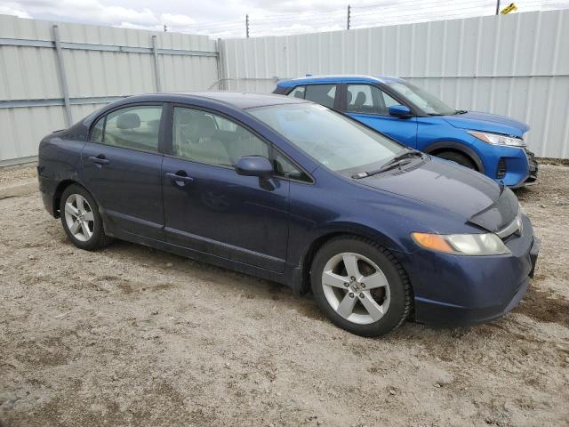 1HGFA16446L807301 - 2006 HONDA CIVIC LX BLUE photo 4